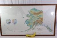 Alaska Geographic Society Framed Map