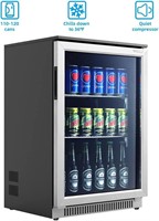 20 Beverage Fridge  120 Can  36-50F  Auto Defrost