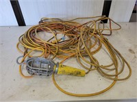 Extension cord and light