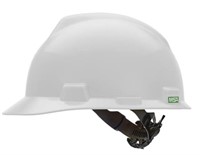QTY 2 MSA V-Gard Cap Style Safety Hard Hat