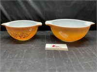 Two Cinderella Gold Pyrex