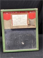 Vintage two sided chalk board