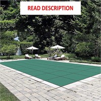 Happybuy Pool Safety Cover 20'x40' Green Mesh