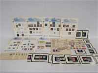 BOX OF MOSTLY U.S. POSTAGE STAMPS: