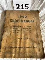 Vintage Shop Manual