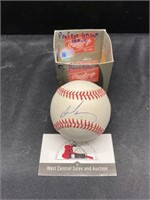 Autographed Rawlings Baseball Authenticity Unknown