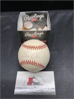 Autographed Rawlings Baseball Authenticity Unknown