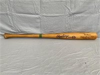 Signed Reggie Jackson Baseball Bat