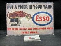 Metal Put a Tiger in Your Tank Esso Sign
