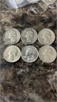 6 1960’s Washington quarters