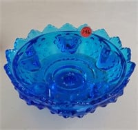 Blue Candle Holder Dish