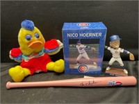 Nico Hoerner Bobble Head, The Chicken Puppet