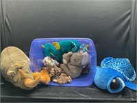 Tote of Stuffed Animals