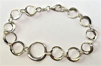 Vior Italy Sterling Designer Bracelet 8 Grams Twt