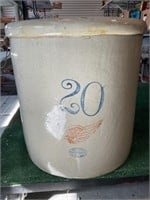 20 Gallon Red Wing Crock