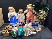 Porcelain, Ceramic, Cloth Dolls