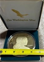 1999 Washington Mint 4 oz Silver Round