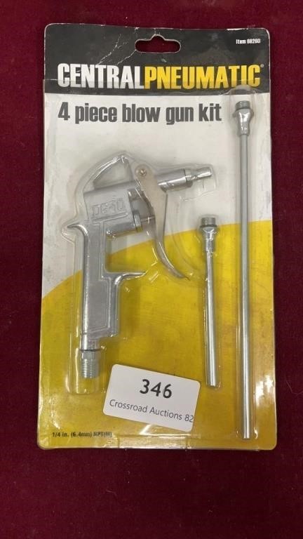 Central Pneumatic 4 Piece Blow Gun Kit
