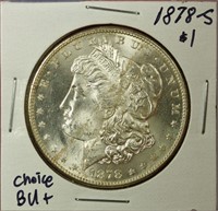 1878-S Morgan Dollar Ch. BU+