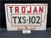 Trojan Metal Field Sign