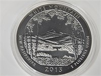 America The Beautiful 5 OZ  UNC Silver Coin 2013