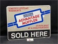 Metal Walker Muffler Sign