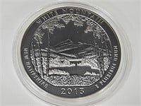 America The Beautiful 5 OZ  UNC Silver Coin 2013