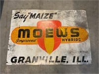 Metal Moews Sign