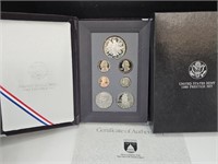 1989 U.S. Mint Prestige Coin Set  Silver Dollar +