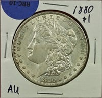 1880 Morgan Dollar AU