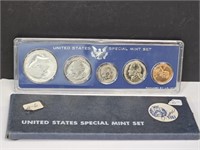 1967 Mint Coin Set w/40% Silver Quarter