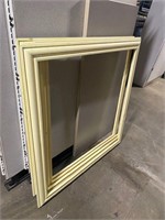 1 Vintage XL Ivory well made Wooden Frame