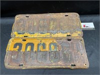 Vintage 1915 Iowa license plate