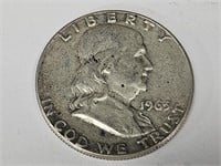 1963 Franklin Half Dollar Silver Coin