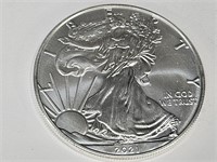 2021 Liberty 1 Oz Silver Dollar Coin