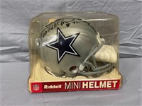 Ed "Too Tall" Jones Autographed Mini Helmet