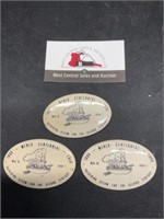 Menlo Continental Pins