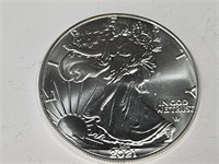 2021 Liberty 1 Oz Silver Dollar Coin