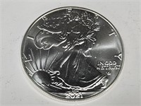 2021 Liberty 1 Oz Silver Dollar Coin