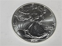 2021 Liberty 1 Oz Silver Dollar Coin