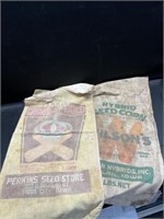 Harlan and Sioux City Iowa Seed Sacks