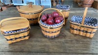 Longaberger JW Collection Minature Basket (6)