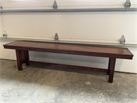 Wood Bench