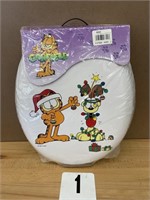 GARFIELD CUSHIONED HOLIDAY TOILET SEAT