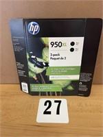 HP 2-PACK 950-XL BLACK INK