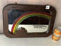 Rainbow & Ark Mirror from the Walls of the Diner