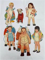 Vtg “OUR GANG” Paper Dolls & Accessories