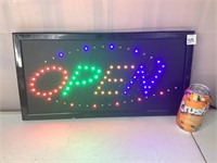 Lighted Open Sign