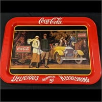 Vintage 1987 "Touring Car" Coca-Cola Tray