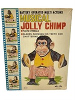 Daishin Battery Operated Musical Jolly Chimp